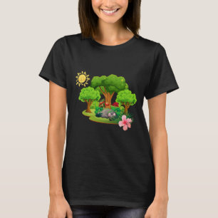 Camiseta Gráfica Florestal Magia