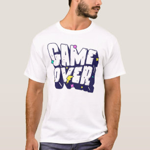 Camiseta Gráfica Game Over – Retro Gamer Tee
