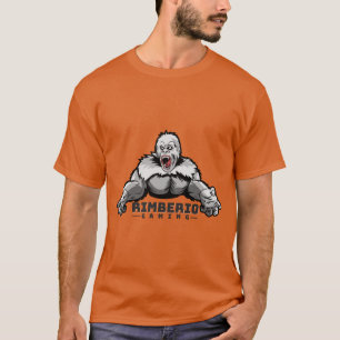 Camiseta gráfica Gamer Gorilla para homens 