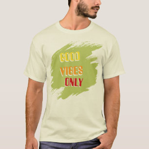 Camiseta Gráfica Good Vibes Only Sunshine Mood