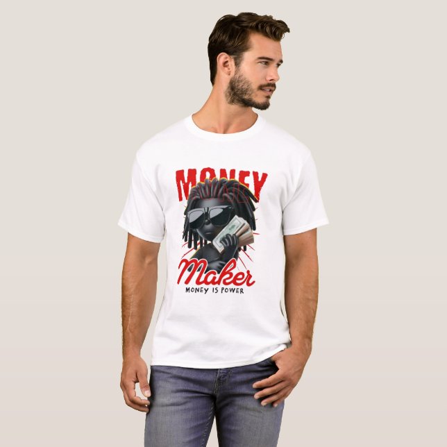 Camiseta Gráfica Gorilla Money Maker - Mentalidade (Frente Completa)