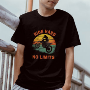 Camiseta Gráfica Hard No Limits Retro Sunset para 