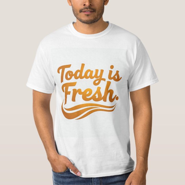 Camiseta Gráfica "Hoje é Fresco" (Frente)