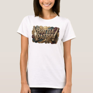 Camiseta Gráfica Icônica Laranja BOTTLE PATROL