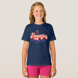Camiseta Gráfica Infantil “América” – Patriótica C