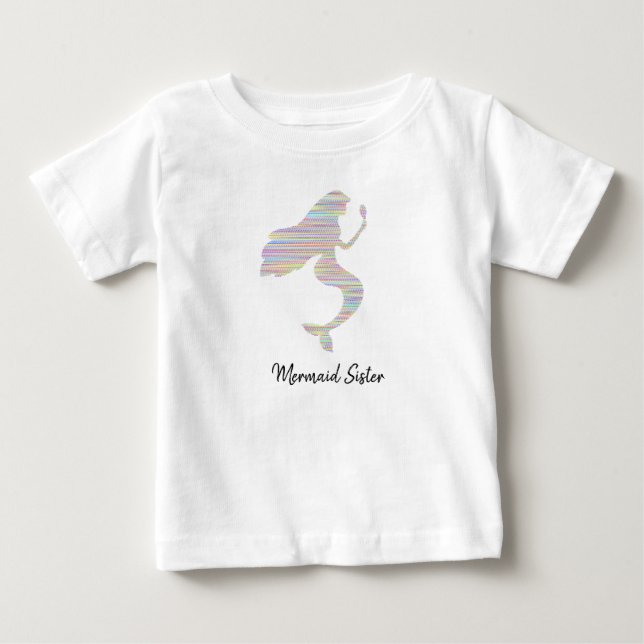 Camiseta Gráfica Infantil Irmã Sereia (Frente)