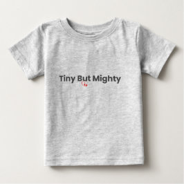 Camiseta Gráfica Infantil Pequena Mas Poderosa e F