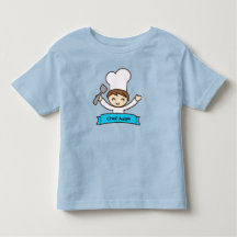 Camiseta Gráfica Infantil "Pequeno Chef"