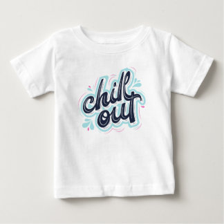 Camiseta Gráfica Infantil Tipografia Retro Chill O