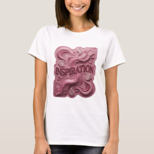 Camiseta Gráfica INSPIRAÇÃO Rosa Ousada