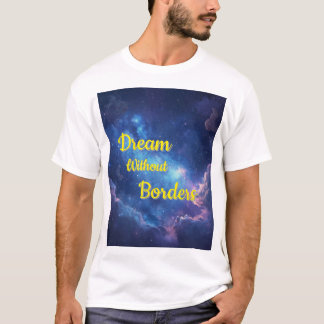 Camiseta Gráfica Inspiradora Céu Estrelado