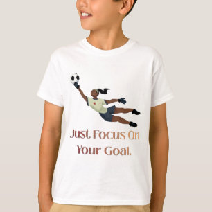 Camiseta Gráfica Inspiradora para Goleiro de Futeb