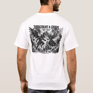 Camiseta Gráfica Julgamento & Caos - Conflito Eter