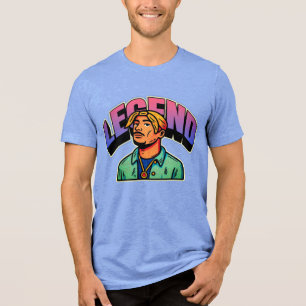 Camiseta Gráfica Legend para Homens e Mulheres