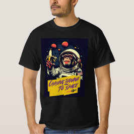 Camiseta Gráfica Macaco Astronauta