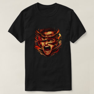 Camiseta Gráfica Máscara de Pressão Bold Urban E