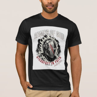 Camiseta gráfica masculina ADOM "Armadura de Deus"