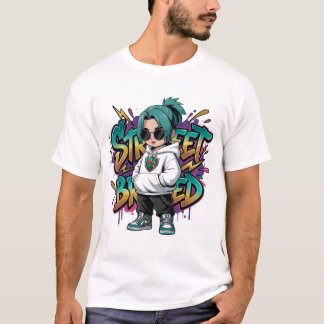 Camiseta Gráfica Masculina – Camiseta de Rua na Mo