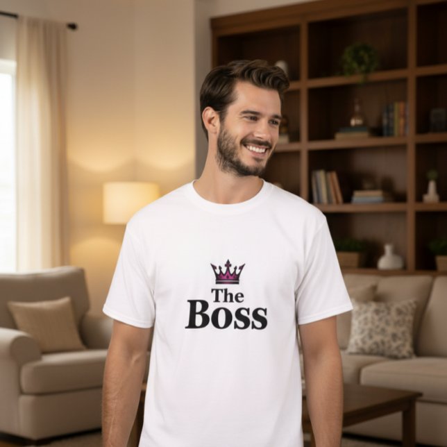 Camiseta Gráfica Masculina Confiante, Presente par (Criador carregado)