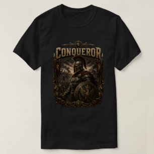 Camiseta gráfica masculina Conquistador