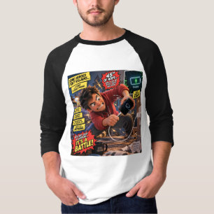 Camiseta Gráfica Masculina Cruzada de Cabo de Carr