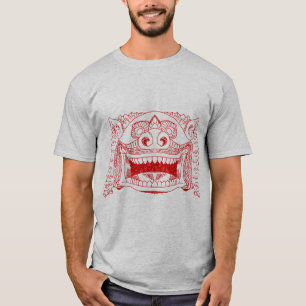 Camiseta Gráfica Masculina de Macaco Sorridente En