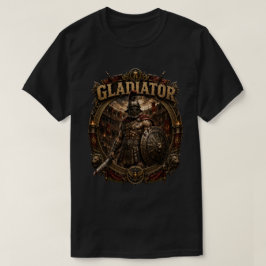 Camiseta gráfica masculina Gladiador