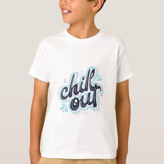 Camiseta Gráfica Masculina Tipografia Retro Chill