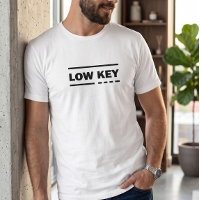 Camiseta Gráfica Minimalista Masculina 'Low Key' |