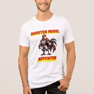 Camiseta Gráfica Modo Galo Ativado