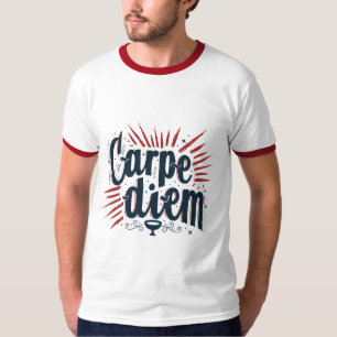 Camiseta Gráfica Motivacional Carpe Diem