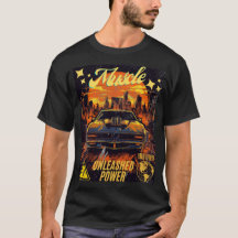 Camiseta Gráfica Muscle Car