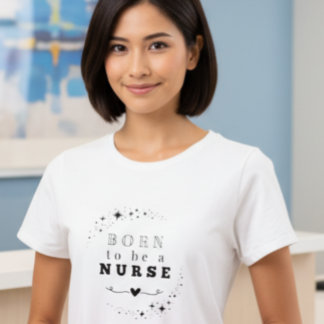Camiseta Gráfica Nascida para ser Enfermeira | Vid