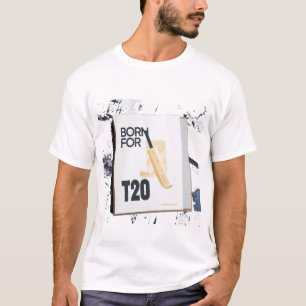 Camiseta Gráfica Nascido Para Críquete T20