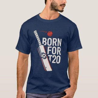 Camiseta Gráfica Nascido Para Críquete T20