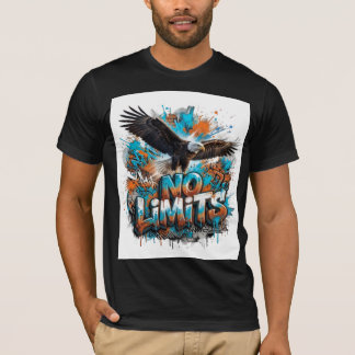 Camiseta Gráfica No Limits Eagle | Motivacional Wi