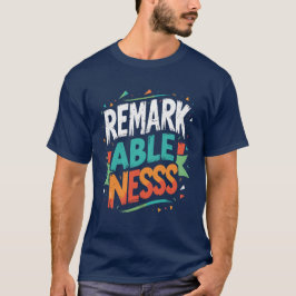 Camiseta gráfica notável