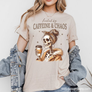 Camiseta Gráfica Ocidental - Caffein e Mãe do Caos