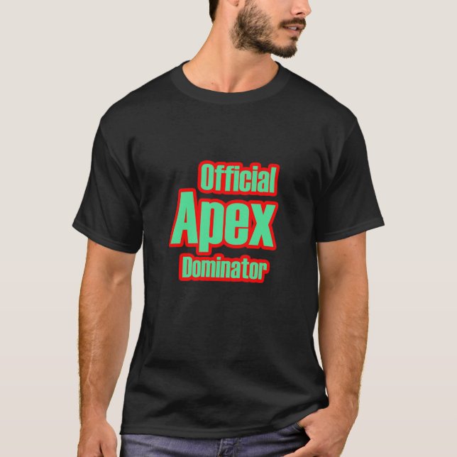 Camiseta Gráfica Oficial Apex Dominator (Frente)