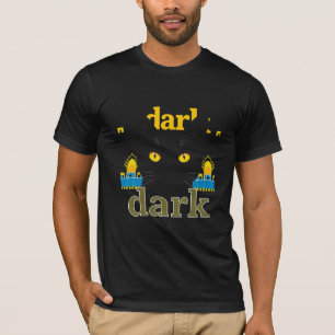 Camiseta Gráfica Olhos de Gato Sombrio Guardião