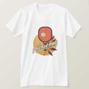 Camiseta Gráfica Ousada de Pickleball Tipografia