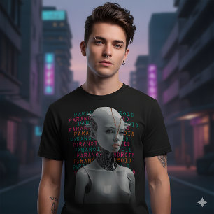 Camiseta Gráfica Paranoid Android