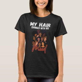 Camiseta Gráfica Personalizada de Penteados Black
