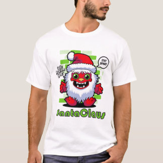 Camiseta Gráfica Playful Papai Noel, Appar Feriado