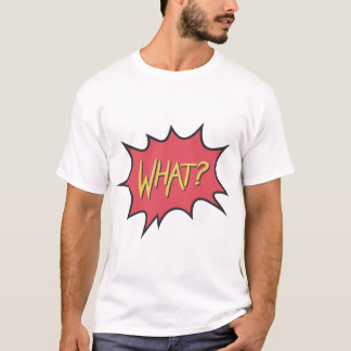 Camiseta Gráfica Pop Art O Quê?