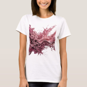 Camiseta Gráfica Prateada JOCOSA ENGRANAGENS EM UM