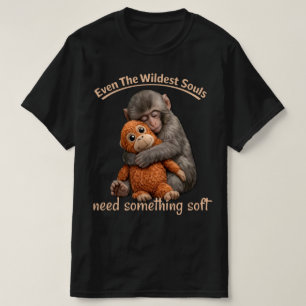 Camiseta Gráfica Punch-kun Monkey Hug.