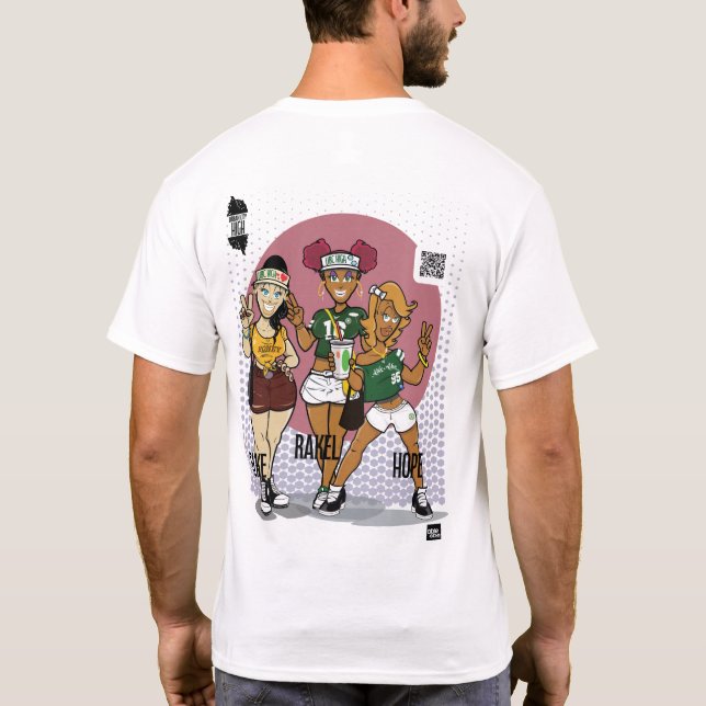 camiseta gráfica RAKEL, ELKE & HOPE (Verso)
