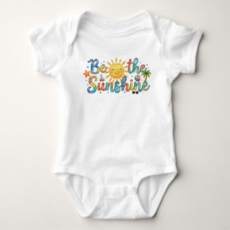 Camiseta Gráfica Retro de Verão Ensolarado Fofa