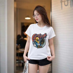 Camiseta Gráfica Retro Engraçada de Banana de Frat